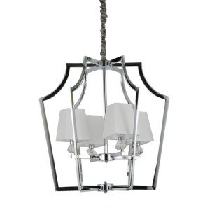 Подвесная люстра Lumina Deco LDP 1249-4 CHR+WT