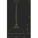 Подвесной светильник Kutek LID-ZW-1(P)