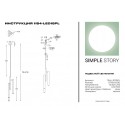 Подвесной светильник Simple Story 1154-LED15PL
