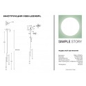 Подвесной светильник Simple Story 1156-LED15PL