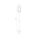 Садово-парковый светильник ARTE Lamp A1036PA-1BK