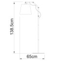 Торшер ARTE Lamp A5700PN-1WH