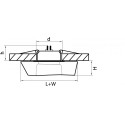 Встраиваемый светильник Lightstar 006430
