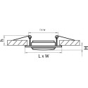 Встраиваемый светильник Lightstar 011601
