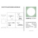 Встраиваемый светильник Simple Story 2088-LED12DLW
