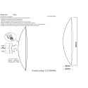 Бра Crystal Lux CLT 029W400 SL