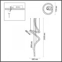 Каскадная люстра Odeon Light 5008/132L