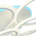 Накладная люстра Evoluce SLE500552-08RGB