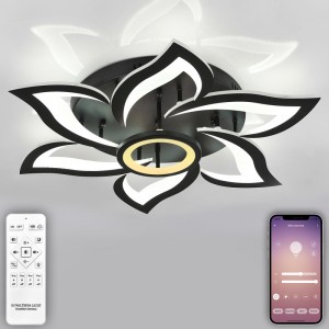 Накладная люстра Natali Kovaltseva HIGH-TECH LED LAMPS 82020 BLACK