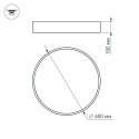 Накладной светильник Arlight 022131(2)