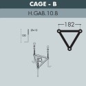 Садово-парковый светильник Fumagalli G25.158.S30.WZF1R