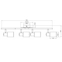 Спот ARTE Lamp A4510PL-4SS