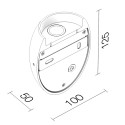 Светильник настенный LeDron WWF1106-C-WW IP65 Белый