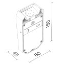 Светильник настенный LeDron WWF1206-Black IP65