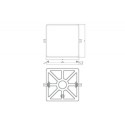 Влагозащищенный светильник Donolux DL20091SQ27W1W IP44