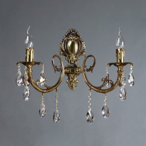 Бра AMBIENTE by BRIZZI 8888/2 PB Tear drop