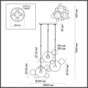 Каскадная люстра Odeon Light 4640/36LA