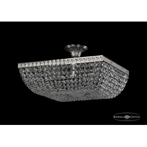 Люстра на штанге Bohemia Ivele Crystal 19112/45IV Ni
