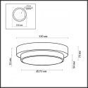 Накладной светильник Odeon Light 2744/3C