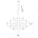 Подвесная люстра Divinare 8030/02 LM-30