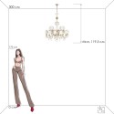 Подвесная люстра LOFT IT 10203/12+8 White