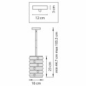 Подвесная люстра Lightstar 746018