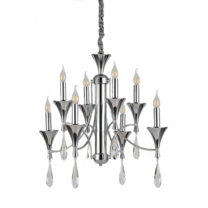 Подвесная люстра Lumina Deco LDP 1230-8 CHR