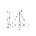 Подвесная люстра Maytoni MOD545PL-25BS