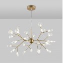 Подвесная люстра Natali Kovaltseva GRACE 75125/27С GOLD SATIN