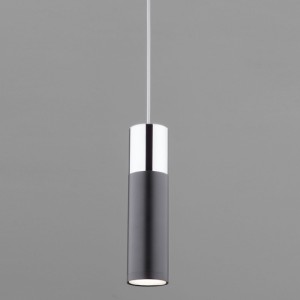 Подвесной светильник Eurosvet 50135/1 LED хром/черный