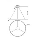 Подвесной светильник Maytoni MOD058PL-L54W3K