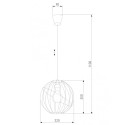 Подвесной светильник TK Lighting 1626 Orbita Black 1
