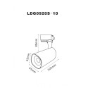 Светильник на шине ARTE Lamp A4561PL-1BK
