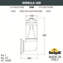 Светильник настенный Fumagalli D15.505.000.LXD1L.CRB