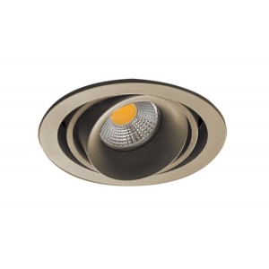 Встраиваемый светильник Donolux DL18615/01WW-R Champagne/Black