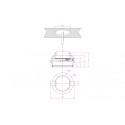 Встраиваемый светильник Donolux DL18959R18W1W