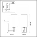 Бра Odeon Light 4990/1W
