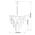 Каскадная люстра DeMarkt 111014205