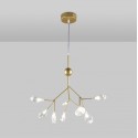 Подвесная люстра Natali Kovaltseva GRACE 75554/9С GOLD SATIN