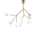 Подвесная люстра Natali Kovaltseva GRACE 75554/9С GOLD SATIN