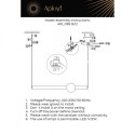 Подвесной светильник APLOYT APL.038.16.12