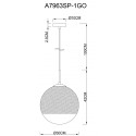 Подвесной светильник ARTE Lamp A7963SP-1GO