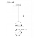 Подвесной светильник Ambrella Light FA9495