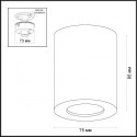 Влагозащищенный светильник Odeon Light 3571/1C
