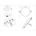 Встраиваемый светильник ARTE Lamp A7982PL-1WH