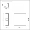 Бра Odeon Light 4258/8WL