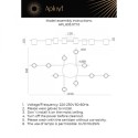 Накладная люстра APLOYT APL.633.07.10