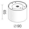 Накладной светильник LeDron LXS0812-8W 4000K