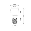 Настольная лампа ARTE Lamp A4237LT-1GY