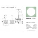Подвесная люстра Simple Story 1103-3PL